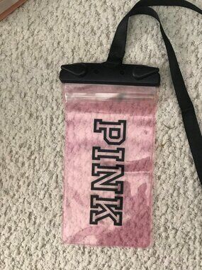 Victoria Secret PINK waterproof ID badge holder